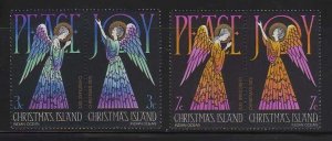 Christmas Is. MNH sc# 56a 58a Christmas