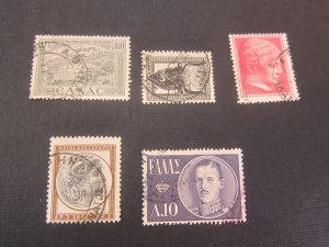 Greece 1947 Sc 509,557,560,578.587 FU