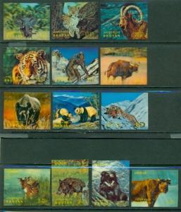 Bhutan #116-116L  Mint VF H  Scott $35.85  Album Offsets