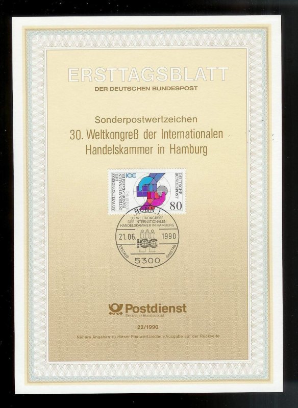 GERMANY (52) Ersttagsblatt FDC Presentation Cards