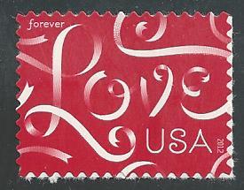US Cat # 4626, Love, MNH*