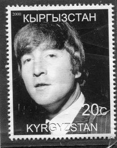 Kyrgyzstan 2000 JOHN LENNON 1 value Perforated Mint (NH)