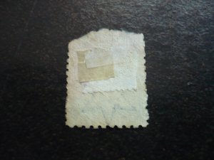 Stamps - South Australia - Scott# 12 - Used Part Set of 1 Stamp - Damaged