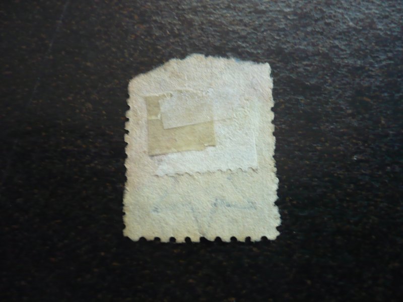 Stamps - South Australia - Scott# 12 - Used Part Set of 1 Stamp - Damaged