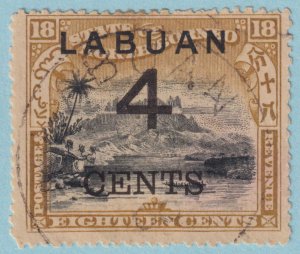 LABUAN 91  USED - NO FAULTS VERY FINE! - VFE