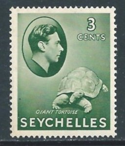 Seychelles #126 NH 3c George VI Defin. - Tortoise