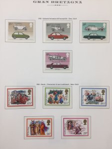 GB 1982/84 MNH (120+)on 15 Pages Incl.Regionals Cars Fish Face 18+ Pounds AB3011