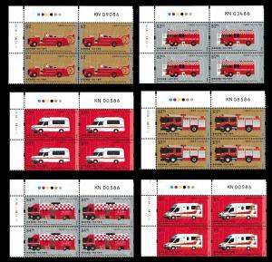 Hong Kong 2018 150th Anniv Fire Services Department 消防處 block set selvage UL MNH