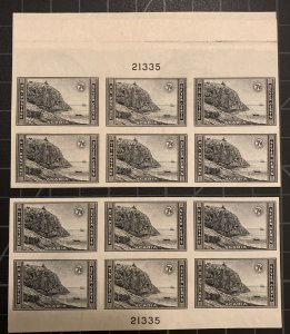 US Stamps - SC# 762 - MNGAI - Matched Plate Blocks Of 6 - Premium Item - CV= $60