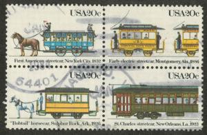 2062a Used VF block of 4