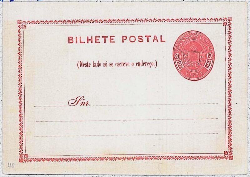 BRAZIL -  POSTAL STATIONERY : RHM MEYER# BP3 FII