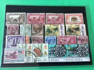 Malaysia used stamps Ref 54604