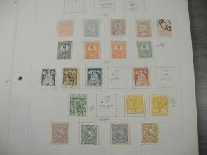 PERSIA, Excellent Stamp Collection hinged on pages