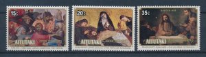 [116517] Aitutaki 1978 Christmas Art paintings  MNH