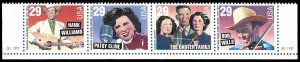 PCBstamps   US #2771/2774a Strip $1.16(4x29c)Country Music, MNH, (6)