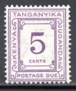 Kenya Uganda Tanganyika - 1935 Postage Due 5c MNH** SG D7