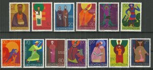 1967-71 Liechtenstein 430-41 complete Patron Saints set of 13 MNH