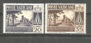 Vatican 185-186 MNH