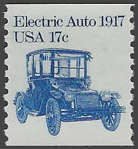 #1906 17c Electric Auto 1917 Coil Single 1981 Mint NH