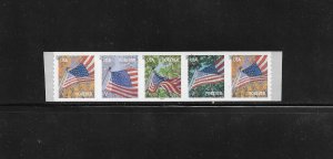 US Stamps: #4770-73; Forever 2013 Flag/Seasons Coil Issue; PNC5 #P1111; MNH