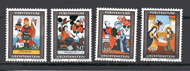 Liechtenstein 560-563 MNH