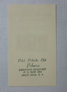 Polonia Koscivszko Polish Expo 1954 1932 30gr 271 276 Philatelic Souvenir Ad 