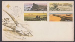 SOUTH WEST AFRICA - 1977 NAMIB DESERT - 4V FDC