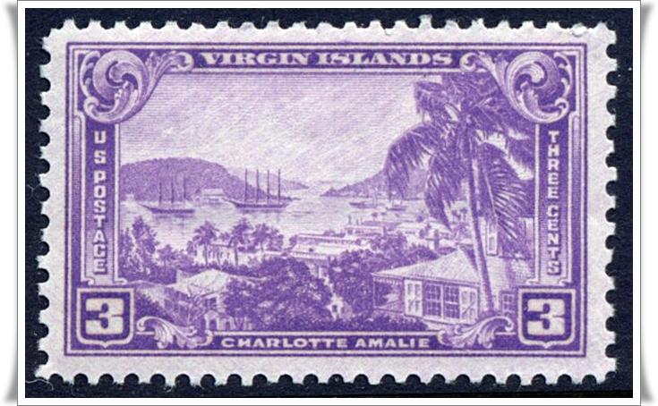 SC#802 3¢ Virgin Island Issue (1937) MNH
