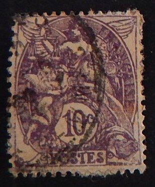 France, 10 cents, Liberty, Equality, Fraternity, 1929, SC #115A16, (2145-Т)