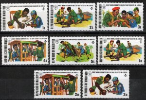 ZAYIX Maldives 427-434 MNH Scouts Farm Animals Agriculture Carpentry 111022S114