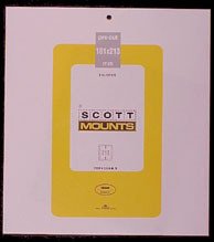 Scott Mounts Clear,181/213 mm (pkg 3) 01034C