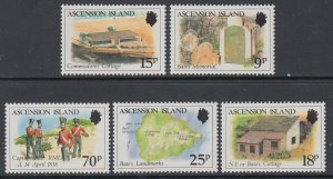 Ascension 440-444 MNH VF