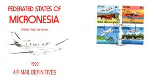 Micronesia, Worldwide First Day Cover, Aviation