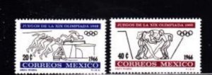 Mexico 974-975 Mint Never Hinged MNH