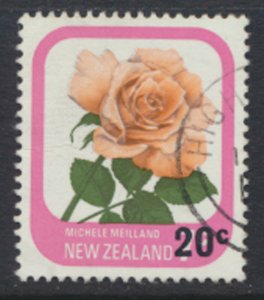 New Zealand SG 1203b Used OPT Surcharge Michele Meilland SC# 718 1980 see scan