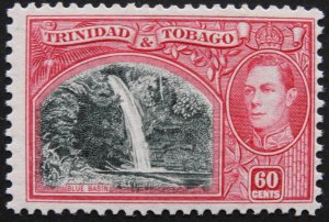 Trinidad and Tobago 1938 GVI Sixty Cents SG 254 mint