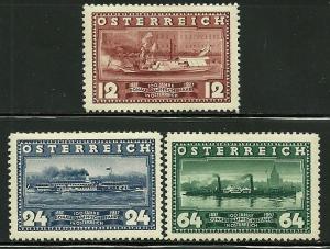 Austria # 382-4, Mint Hinge