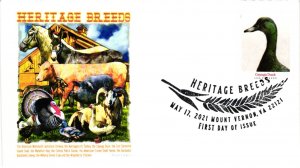 #5483-5592 HERITAGE BREEDS SET OF 10 COVERS Forever - Panda Cachet – EV25