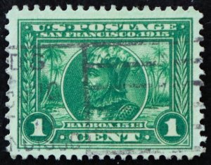 U.S. Used Stamp Scott #397 1c Pan-Pacific, Superb Jumbo.  Expo Cancel. A Gem!