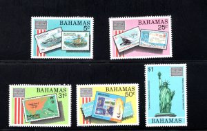 Bahamas 597-601, Mint (NH), VF, Post Office Fresh, Cat. $13.85 ....0420445