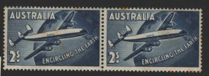 Australia Sc#C8 MNH Pair - Re-entry - tone spots