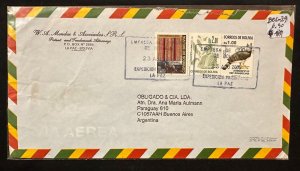 CM) 2005. BOLIVIA. EAGLE. CHARACTER. ENVELOPE SENT ARGENTINA. XF