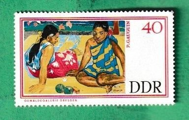 GERMANY DDR SCOTT#912 1967 40pf GAUGUIN PAINTING - MNH
