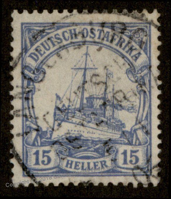 Germany East Africa DOA Ostafrika Mi25 Langenburg Cancel 69479