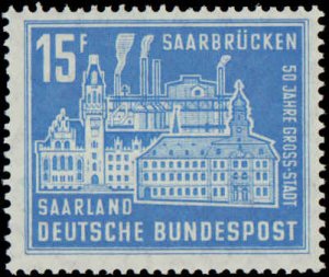 Saar #320, Complete Set, 1959, Never Hinged