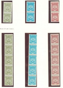 St. Lucia #334-336a Mint (NH) Multiple