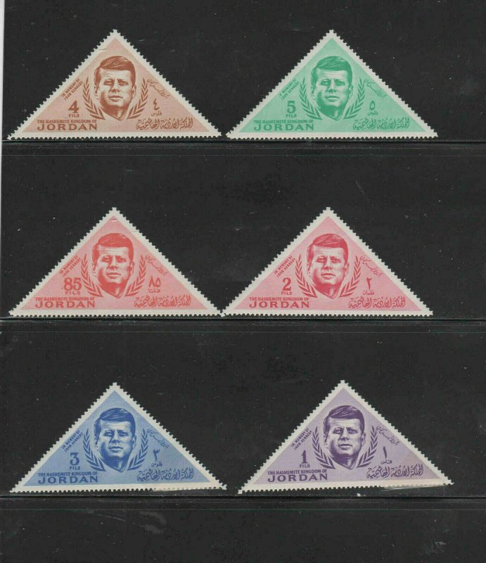 JORDAN #457-462  1964  JFK      MINT  VF NH  O.G