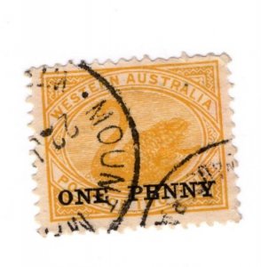 Western Australia #103 - Used - CAT VALUE $2.50