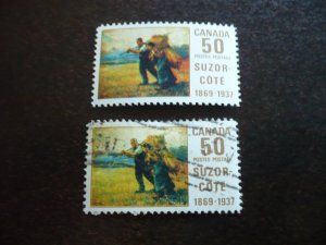 Stamps - Canada - Scott# 492 - Mint Never Hinged & Used Set of 1 Stamp