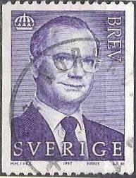 Sweden 1791 (old 1797A) (used) (5k) King Carl XVI Gustaf (1997)